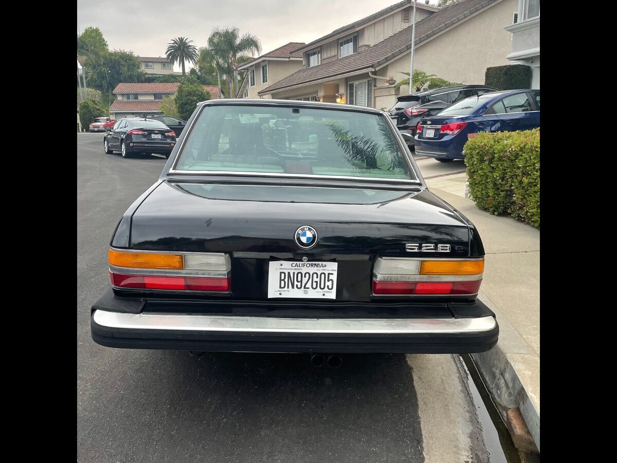 1988 BMW 5-Series 528e Classic Automatic 4-Door Black Ext. Tan Int. CLEAR TITLE 1988 BMW 5-Series E AUTOMATIC