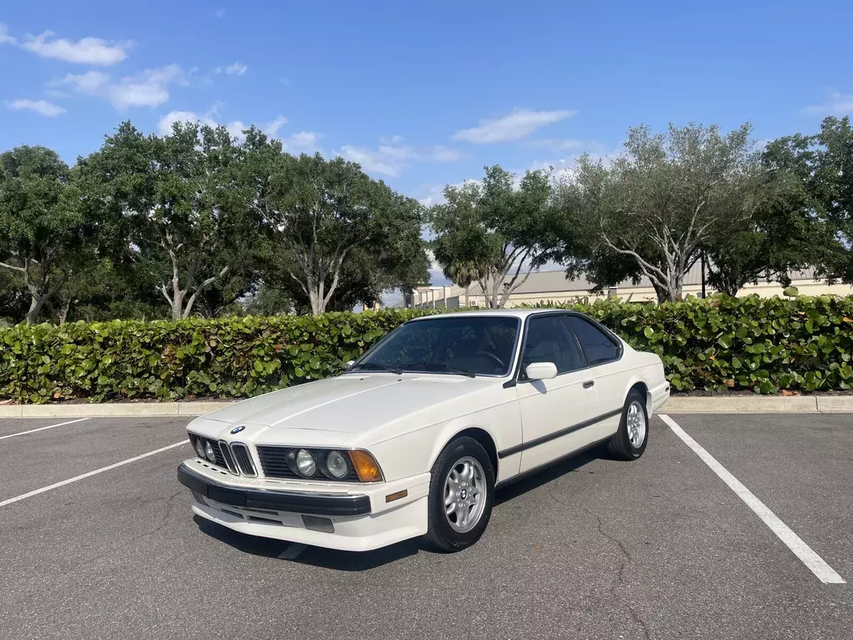 1988 BMW 6-Series White CSI AUTOMATIC 1988 BMW 6-Series CSI AUTOMATIC