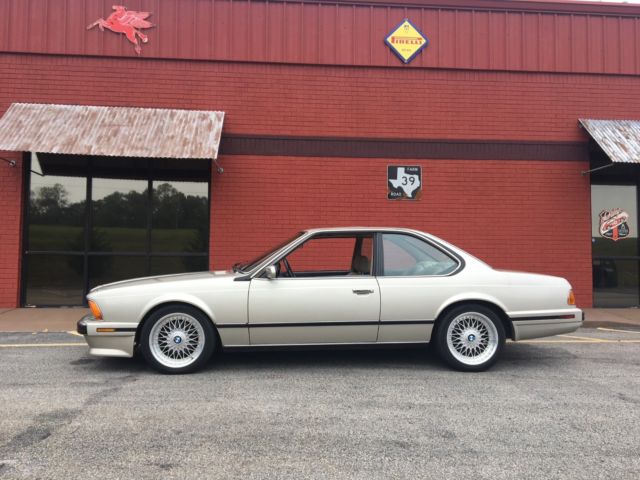 1988 BMW 635CSi E24 Bronzit Beige Automatic Coupe L6 1988 BMW 6-Series 635CSi