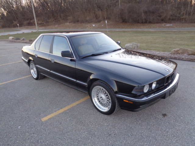 1988 BMW 735i Black SUPER RARE 5 SPEED MANUAL 1988 BMW 7-Series