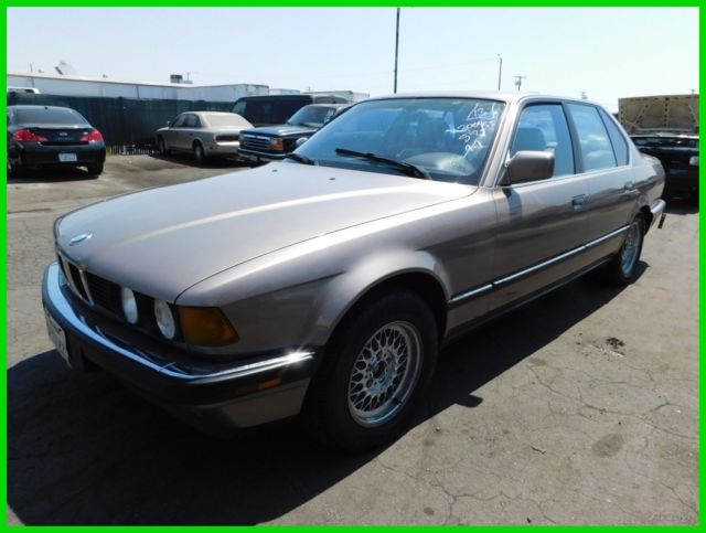 1988 BMW 735i Used 3.4L I6 12V Automatic NO RESERVE 1988 BMW 7-Series 735i