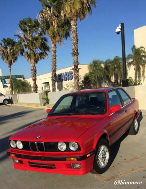 1988 BMW E30 325is CLEAN! NO Reserve RESTORED 5spd Manual 2DR Red 1988 BMW 3-Series 325is