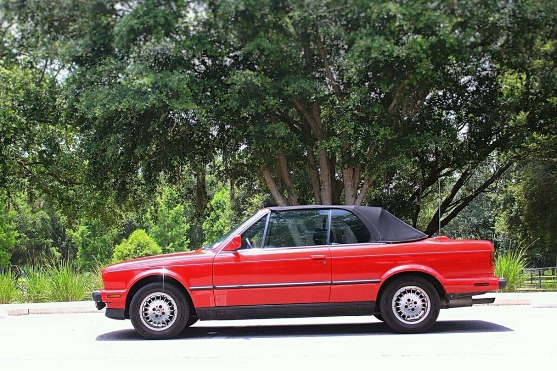 1988 BMW E30 Convertible RED-LOW MILES, SUPER CLEAN 1988 BMW 3-Series
