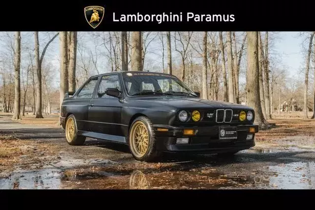 1988 BMW M3 516 Miles Satin Black 2D Coupe 2.3L I4 FI 5-Speed 1988 BMW M3