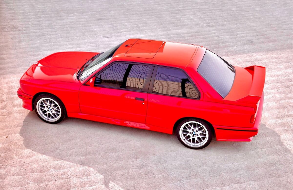 1988 BMW M3 Sedan Red RWD Manual 1988 BMW M3