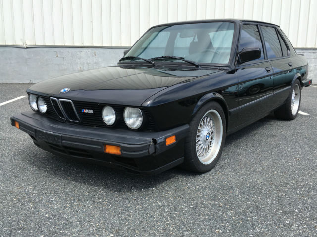 1988 BMW M5 E28 Rare Model S38B35 Engine 1988 BMW M5