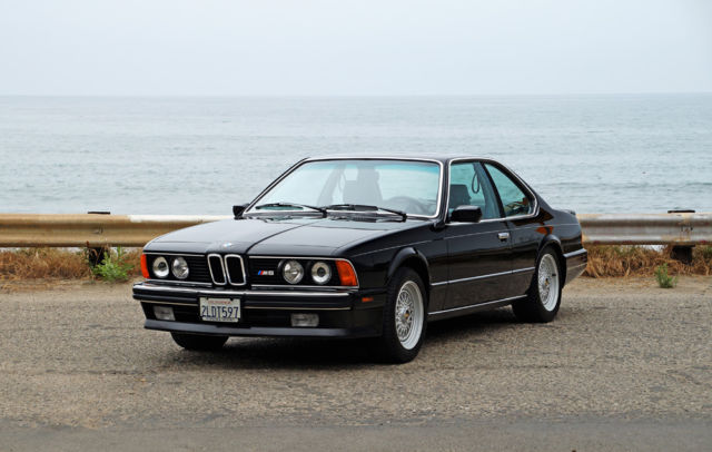 1988 BMW M6 - 50k Original Miles, One Mechanic Owner, Black/Grey, Stunning E24 1988 BMW M6