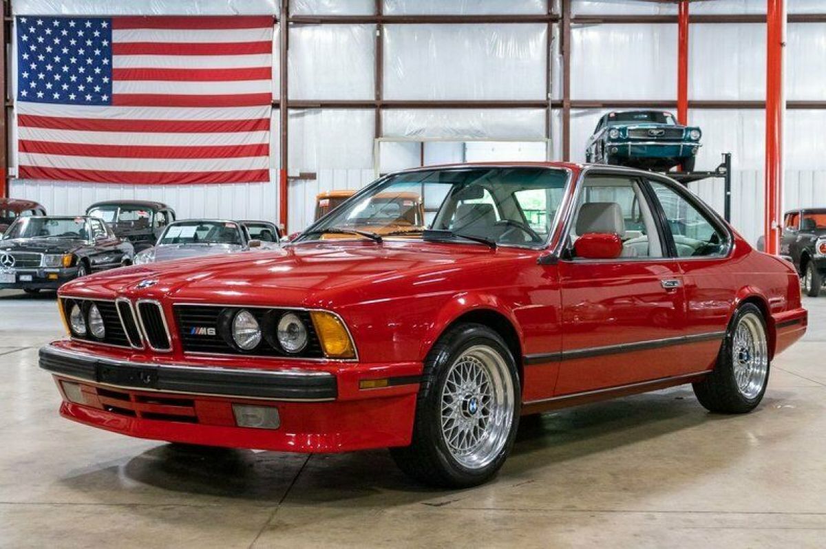 1988 BMW M6 73394 Miles Cinnabar Red Coupe 3.5L Inline-6 5-Speed Manual 1988 BMW M6