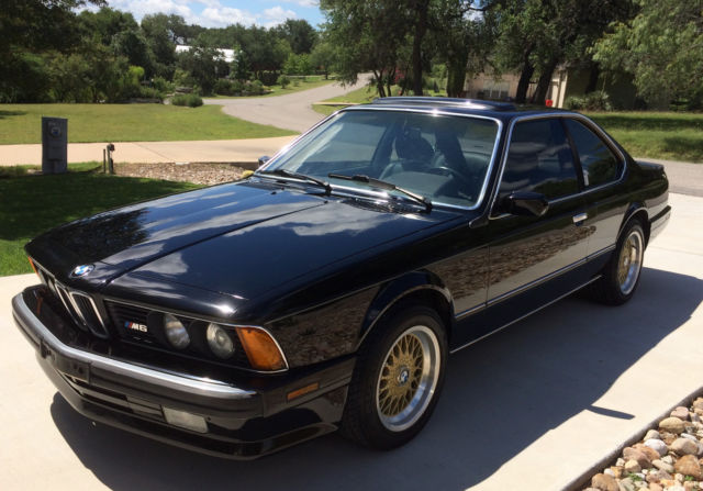 1988 BMW M6, excellent 5 speed Texas car, not touched by floods 1988 BMW M6 sport