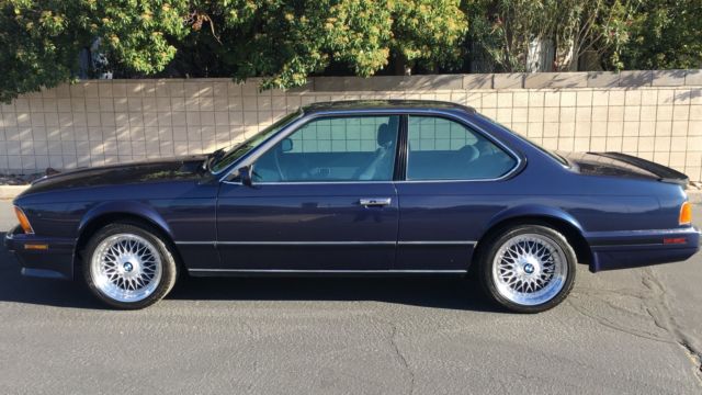 1988 BMW M6 ROYAL BLUE 108K MILES AZ 2 OWNER CAR 1988 BMW M6
