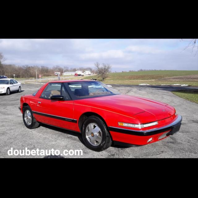 1988 Buick Reatta 3800 Coupe Red 1988 Buick Reatta