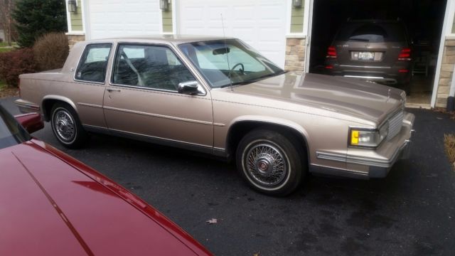 1988 Cadillac Coupe DeVille 2 Owners Clean Carfax 60k miles NO RESERVE!!! 1988 Cadillac DeVille Chapagne Coupe