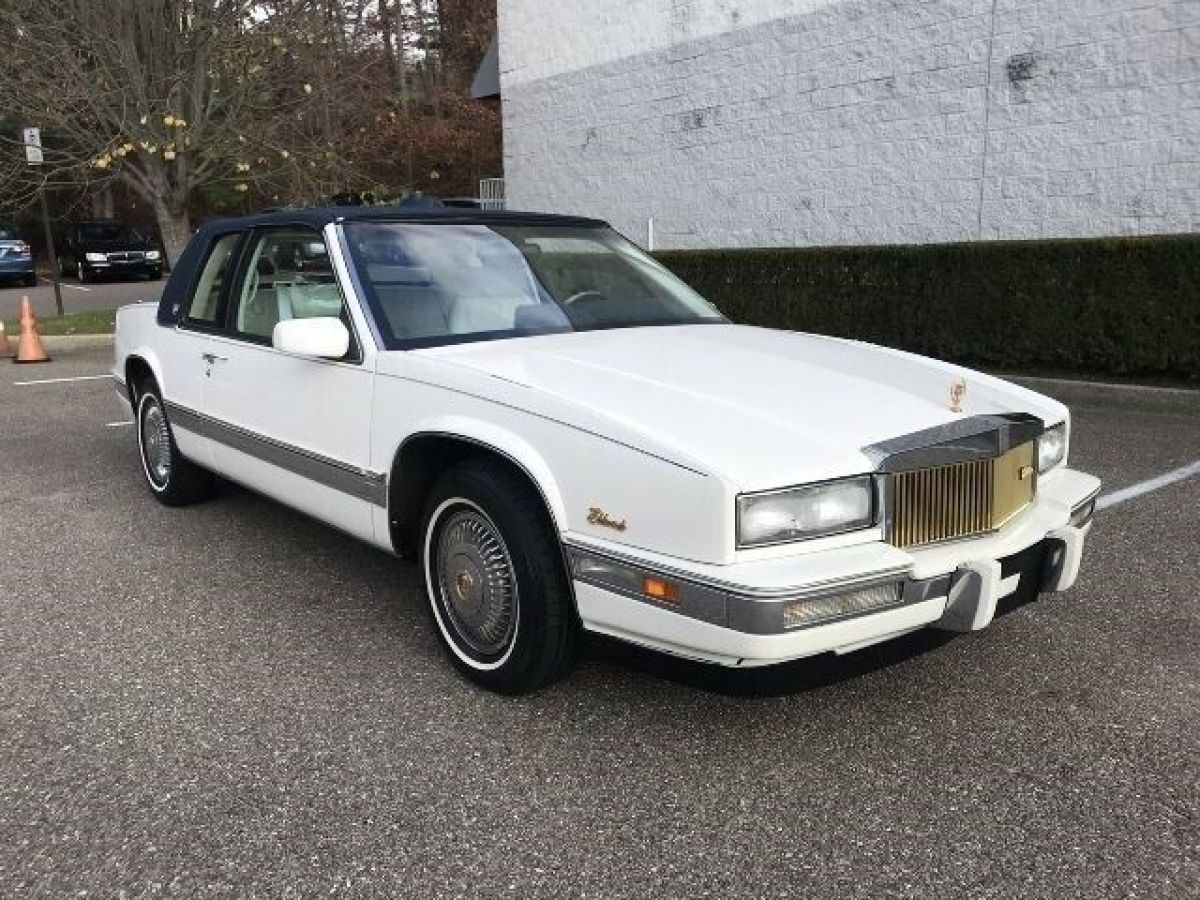 1988 Cadillac Eldorado Just 94k Miles Clean Car Fax Whte Coupe 4.5L 8-Cyl Engine 1988 Cadillac Eldorado Just 94k Miles Clean Car Fax