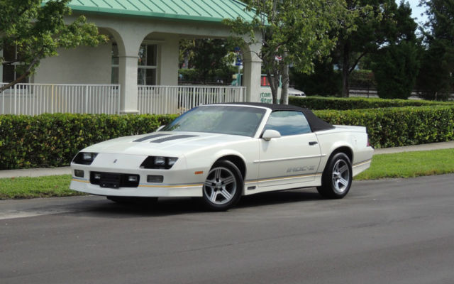 1988 Camaro Iroc-Z Convertible 1 Owner 1,400 Original Miles Time Capsule 1988 Chevrolet Camaro