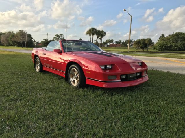 1988 Camaro Iroc Z28 Convertible 89K Miles 1988 Chevrolet Camaro Iroc Z28 Convertible