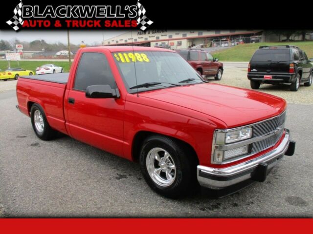 1988 Chevrolet 1/2 Ton Pickups Fleetside 117.5" WB 11203 Miles Red 8 Cylinder E 1988 Chevrolet 1/2 Ton Pickups Fleetside 117.5" WB