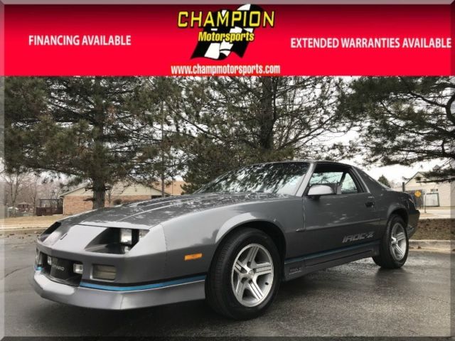 1988 Chevrolet Camaro 2dr Coupe IROC Z 102037 Miles Medium gray 5.7L A 1988 Chevrolet Camaro 2dr Coupe IROC Z