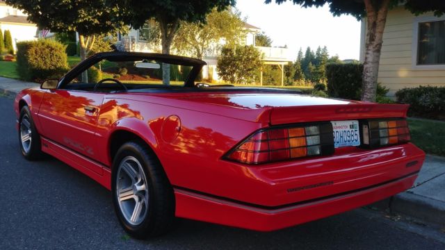 1988 Chevrolet Camaro Iroc Z