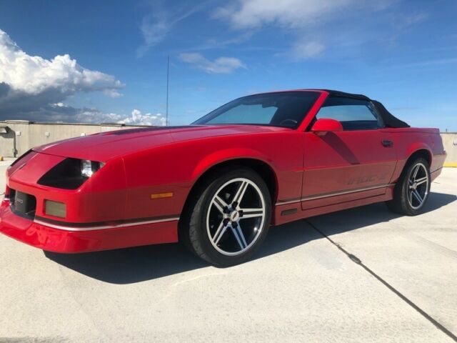 1988 Chevrolet Camaro IROC Z convertible 54,250 Miles Red 5.0L V8 OHV Automatic 1988 Chevrolet Camaro IROC Z convertible