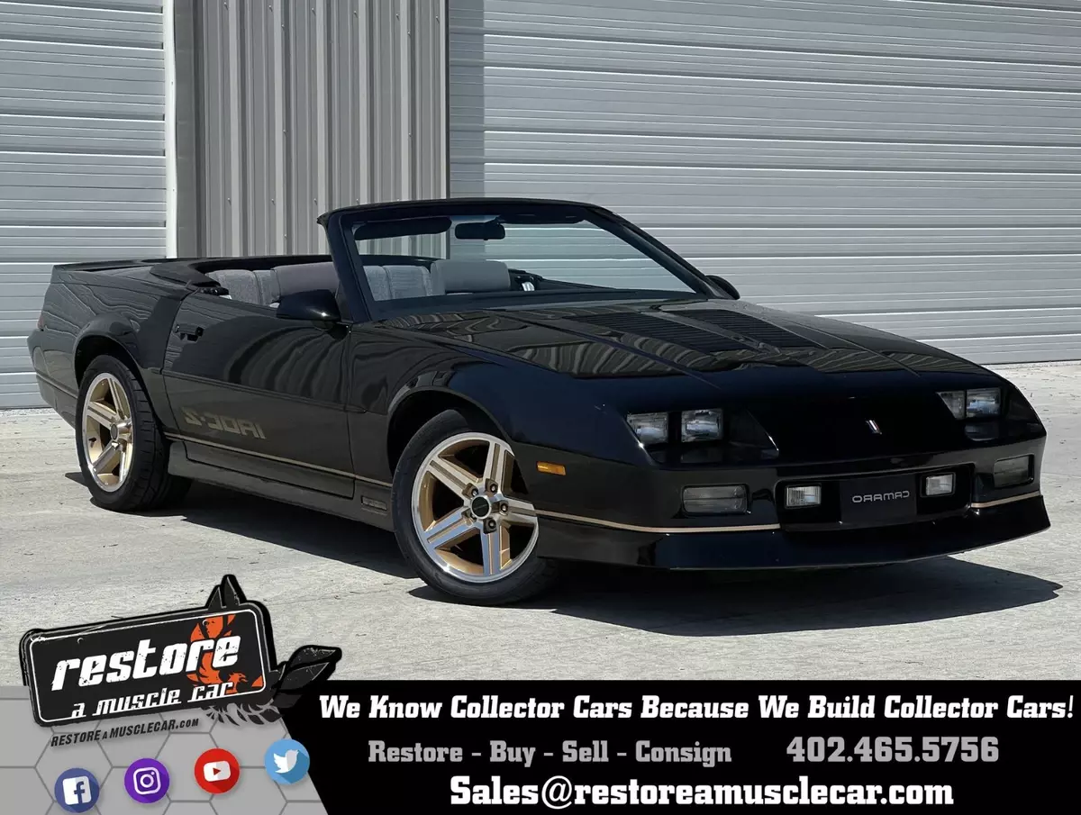 1988 Chevrolet Camaro IROC-Z28 Convertible, 305 5.0L, Auto, 24k Miles 1988 Chevrolet Camaro IROC-Z28 Convertible, 305 5.0L, Auto, 24k Miles