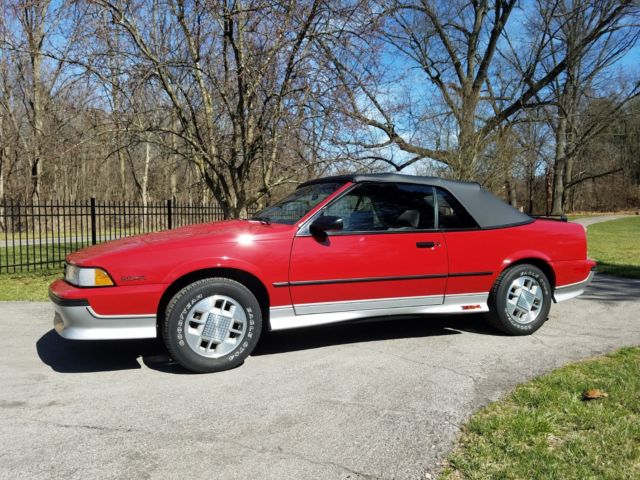 1988 Chevrolet Cavalier Z-24 Convertible 12046 miles, Showroom New 1988 Chevrolet Other Cavalier Z-24 Convertible