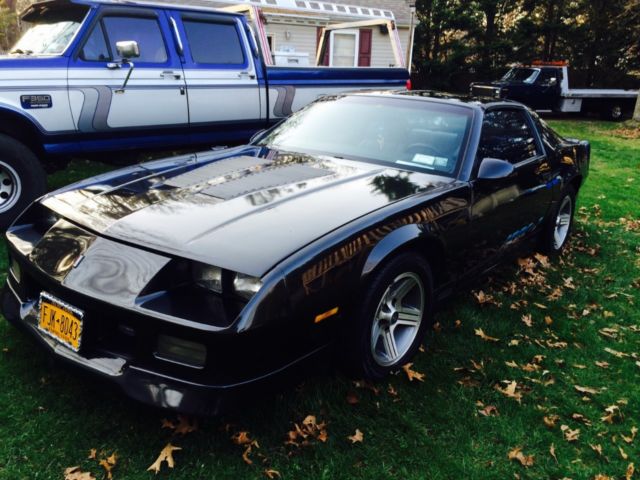 1988 CHEVROLET IROC Z28 CAMARO BLACK T TOPS P/U LONG ISLAND NEW YORK 1988 Chevrolet Camaro
