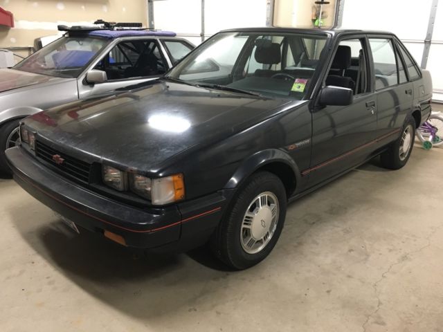 1988 Chevrolet Nova Twin Cam 4 Door Sedan Toyota Corolla 4AGE 16VALVE RARE 1988 Chevrolet Nova