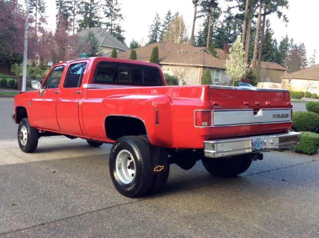 1988 Chevrolet C/K Pickup 3500 CREWCAB DUALLY BIG BLOCK 4WD SOLID AXLE DANA 60 - photo 5
