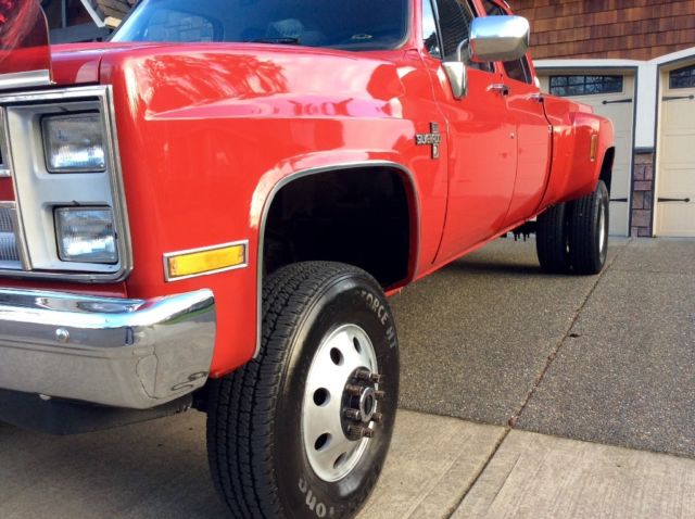 1988 Chevrolet C/K Pickup 3500 CREWCAB DUALLY BIG BLOCK 4WD SOLID AXLE DANA 60 - photo 9