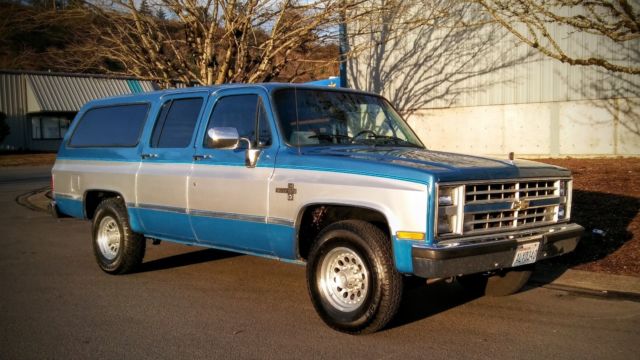 1988 CHEVROLET SUBURBAN 2500 7.4L 454 V8FI 46,000 MILES C10 C20 K10 K20 K30 GMC 1988 Chevrolet Suburban Silverado