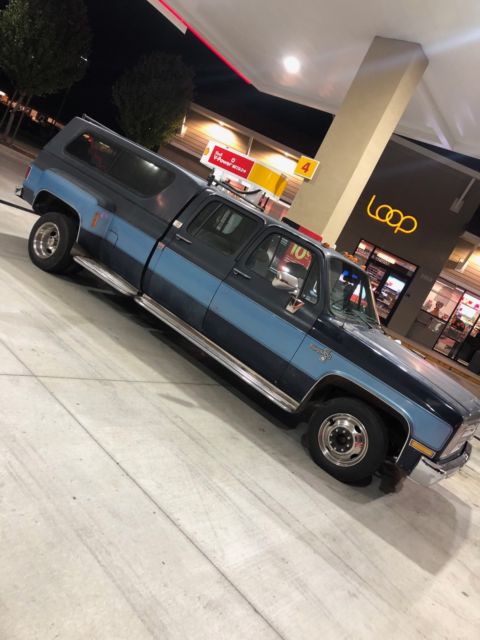 1988 Chevy Silverado 30 Bonus Cab Dually Camper Special 1988 Chevrolet C/K Pickup 3500 Bonus Cab