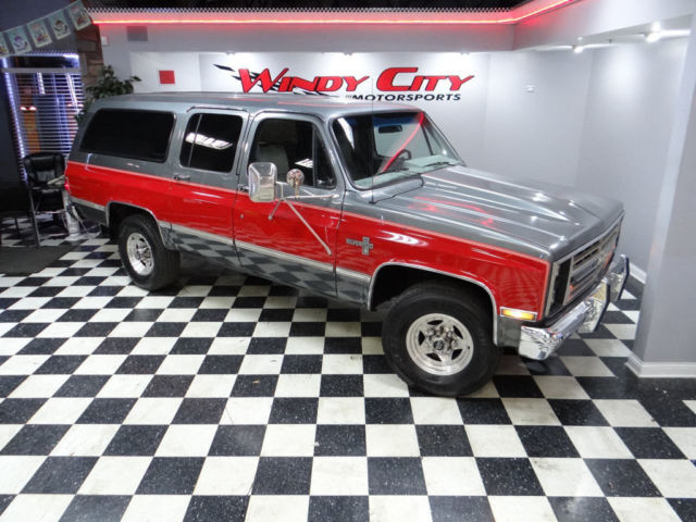 1988 Chevy Suburban R20 7.4 454 Big Block Low Miles Barn Doors 3rd Row Seats A/C 1988 Chevrolet Suburban
