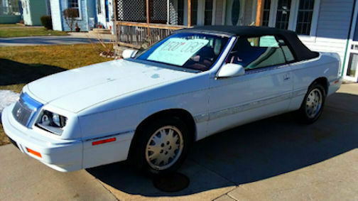 1988 Chrysler Lebaron 2.2 Turbo Convertible 1988 Chrysler LeBaron 2 Door Convertible