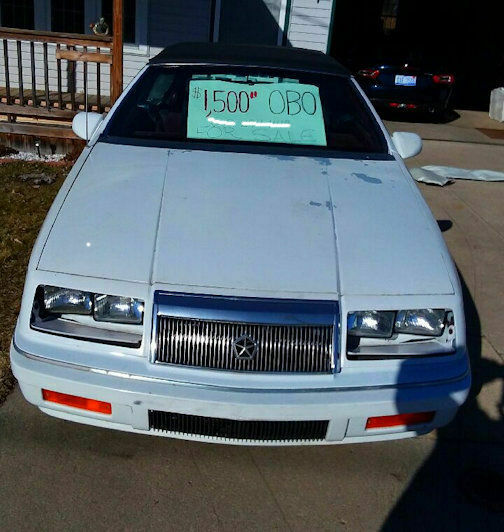 1988 Chrysler LeBaron 2 Door Convertible - photo 2