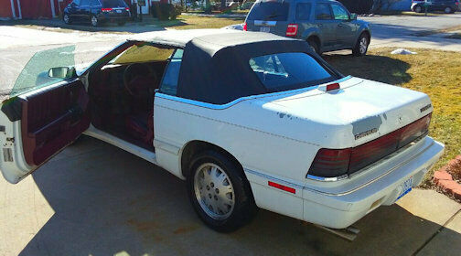 1988 Chrysler LeBaron 2 Door Convertible - photo 3