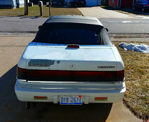 1988 Chrysler LeBaron 2 Door Convertible - photo 5