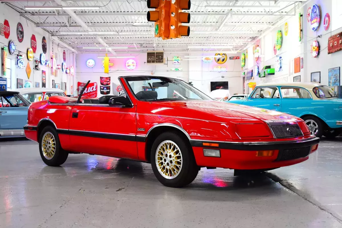 1988 Chrysler LeBaron Turbo Convertible, 2.2L I4 Turbo, 1988 Chrysler LeBaron Convertible