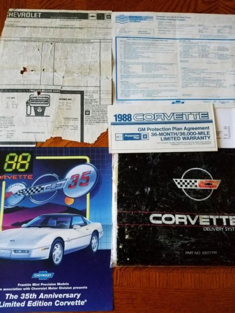 1988 Chevrolet Corvette Leather - photo 2