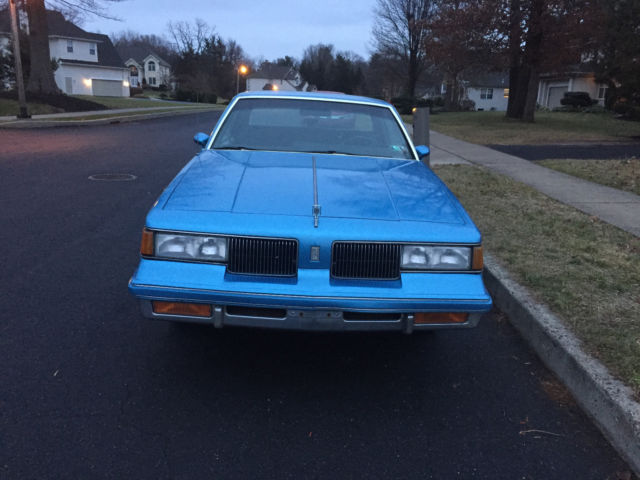 1988 Cutlass supreme brougham 1988 Oldsmobile Cutlass BLUE