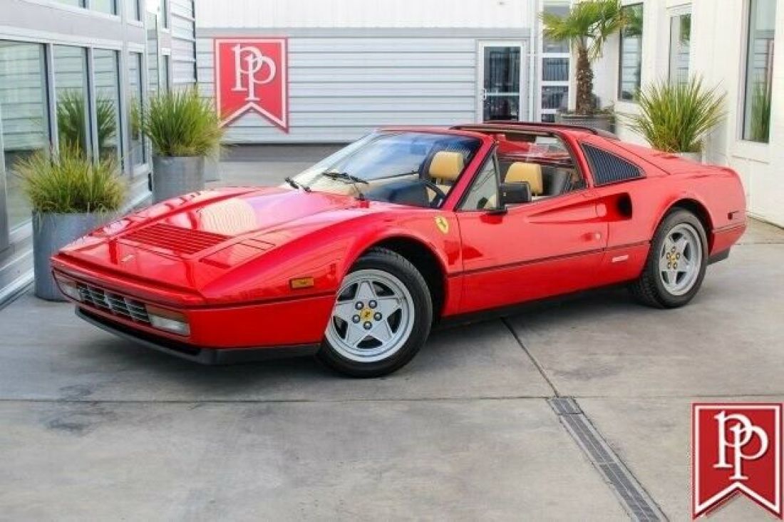 1988 Ferrari 328 GTS 54,107 Miles Rosso 1988 Ferrari 328 GTS
