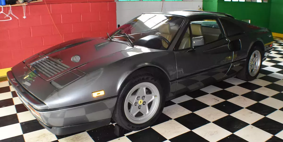 1988 Ferrari 328 GTS Spyder 5 Speed Gray Metallic