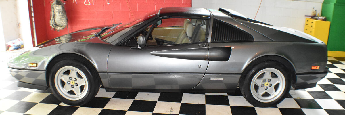 1988 Ferrari 328 GTS Spyder 5 Speed Gray Metallic - photo 2