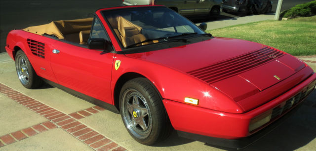 1988 Ferrari Mondial 3.2 Cabriolet Convertible 2-Door 3.2L 1988 Ferrari Mondial