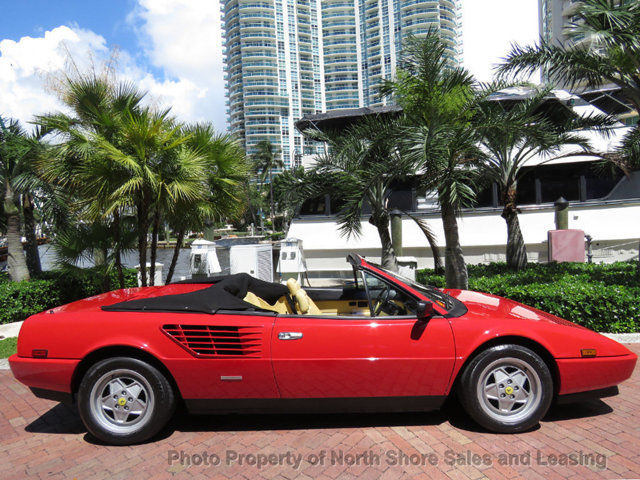 1988 Ferrari Mondial 3.2 Convertible Racing Red & Tan Interior 21k Actual Miles! 1988 Ferrari Mondial