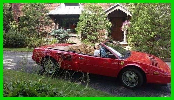 1988 Ferrari Mondial Cabriolet 3.2L V8 Gasoline Manual RWD Leather Red NEW YORK 1988 Ferrari Mondial Cabriolet