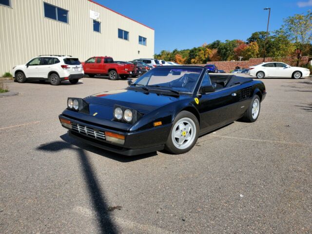1988 FERRARI MONDIAL CABRIOLET BLACK/BLACK FULLY SERVICED CLEAN CARFAXXXX 1988 Ferrari Mondial 3.2 MONDIAL CABRIOLET
