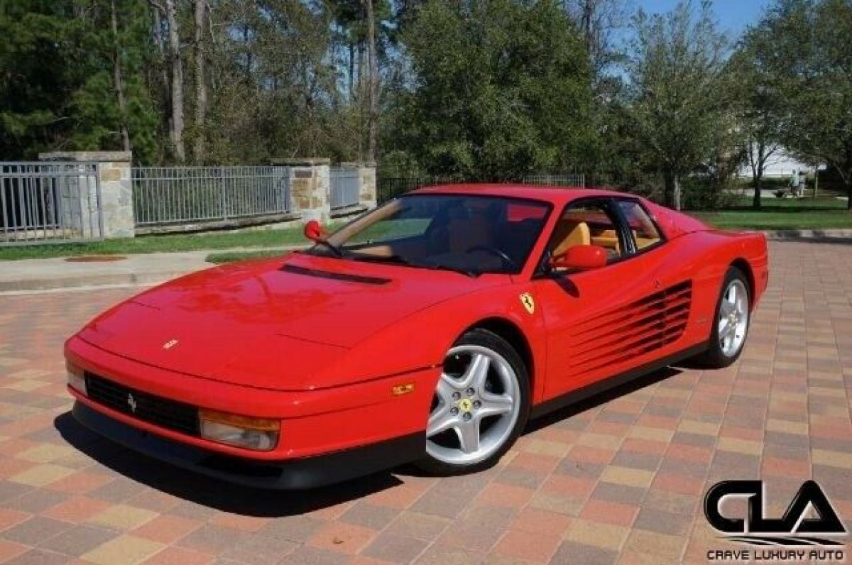 1988 Ferrari Testarossa Coupe Manual Rosso Corsa 1988 Ferrari Testarossa
