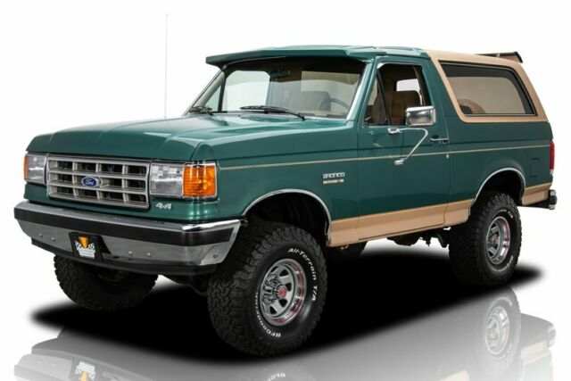 1988 Ford Bronco Eddie Bauer Edition Alpine Green SUV 351 V8 3 Speed Automatic 1988 Ford Bronco Eddie Bauer Edition