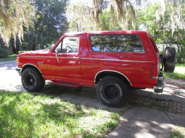 1988 Ford Bronco, Red with 83,940 Miles available now! 1988 Ford Bronco Eddie Bauer-We Finance $145/per month-4x4-AC-From