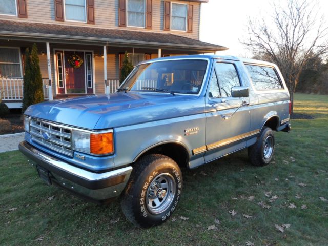1988 Ford Bronco XLT 4X4 46k orig mi, 100% orig pristine like NEW 1 owner loaded 1988 Ford Bronco XLT
